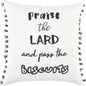 Black Sean Words Decorative Couch Pillows Down Insert - LOOMLAN - LOOMLAN - Throw Pillows