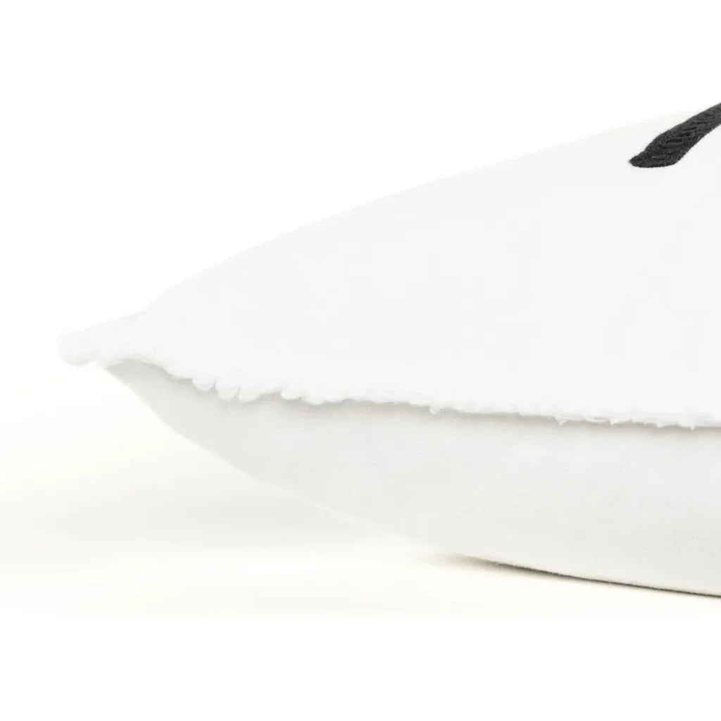 Black Skye Words Decorative Couch Pillows Down Insert - LOOMLAN - LOOMLAN - Throw Pillows