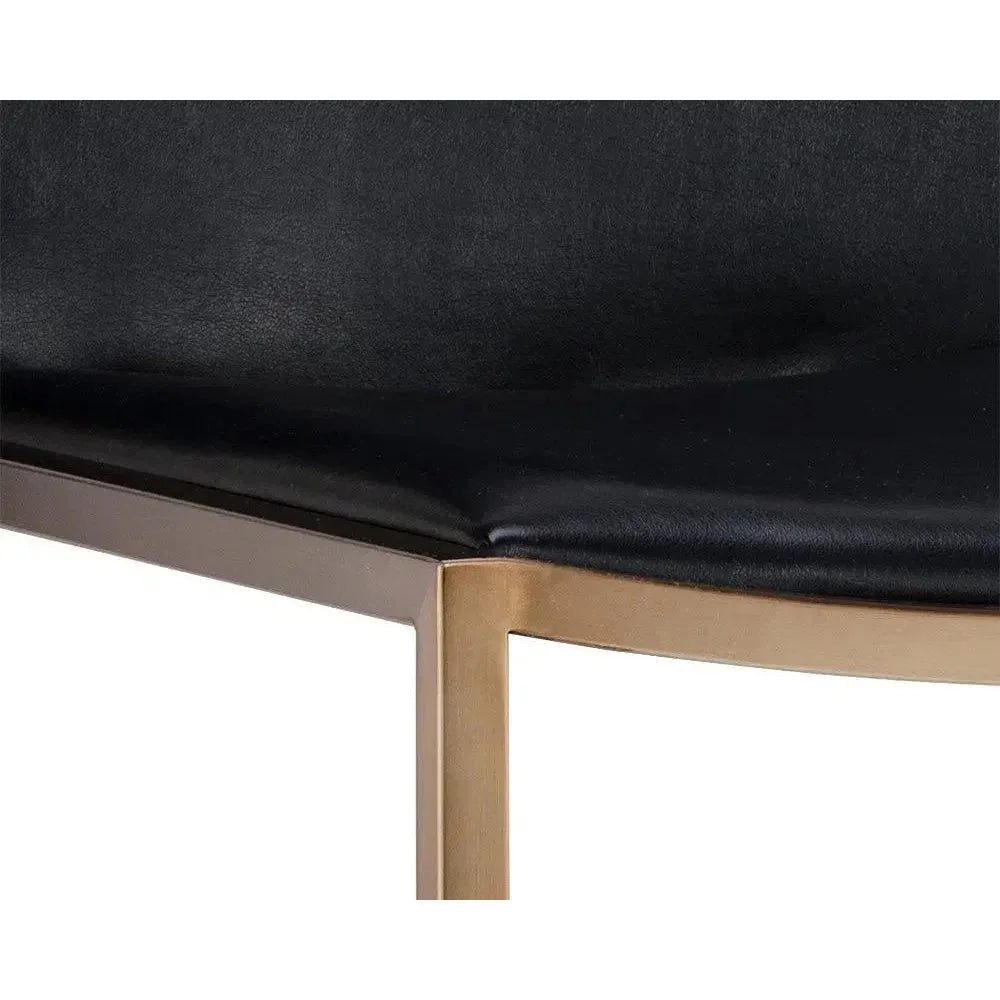 Blair Leather Armless Dining Chair 2PC - LOOMLAN - SUNPAN - Dining Chairs