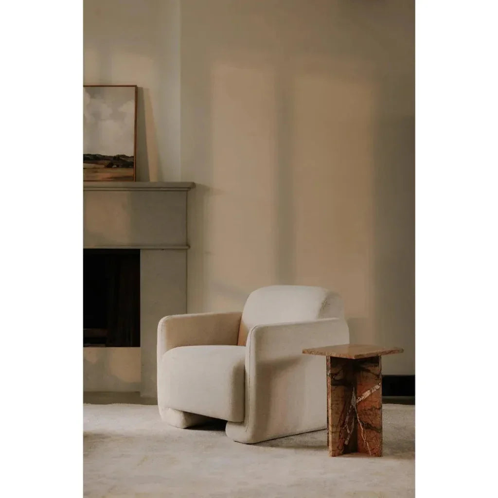 Blair Marble Square Accent Table - LOOMLAN - Moe's Home - Side Tables