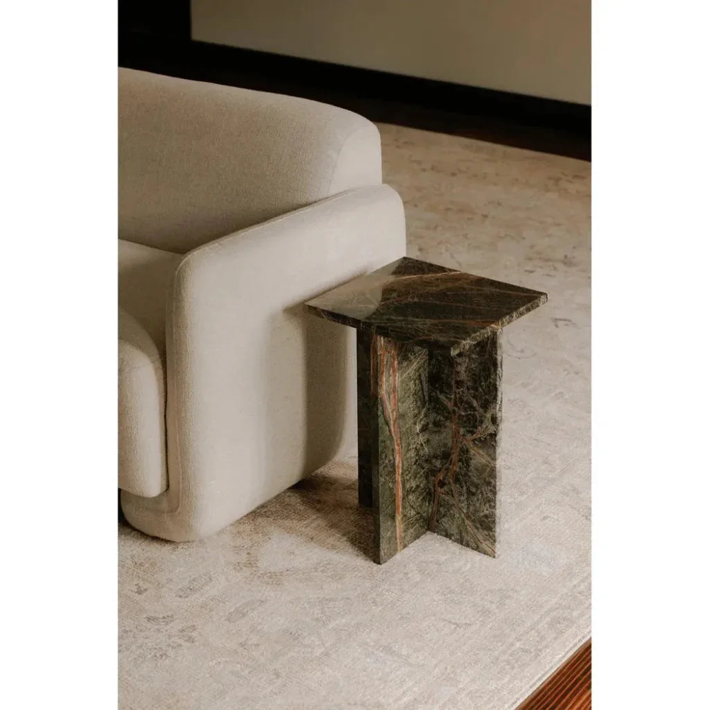 Blair Marble Square Accent Table - LOOMLAN - Moe's Home - Side Tables
