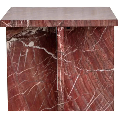 Blair Marble Square Accent Table - LOOMLAN - Moe's Home - Side Tables