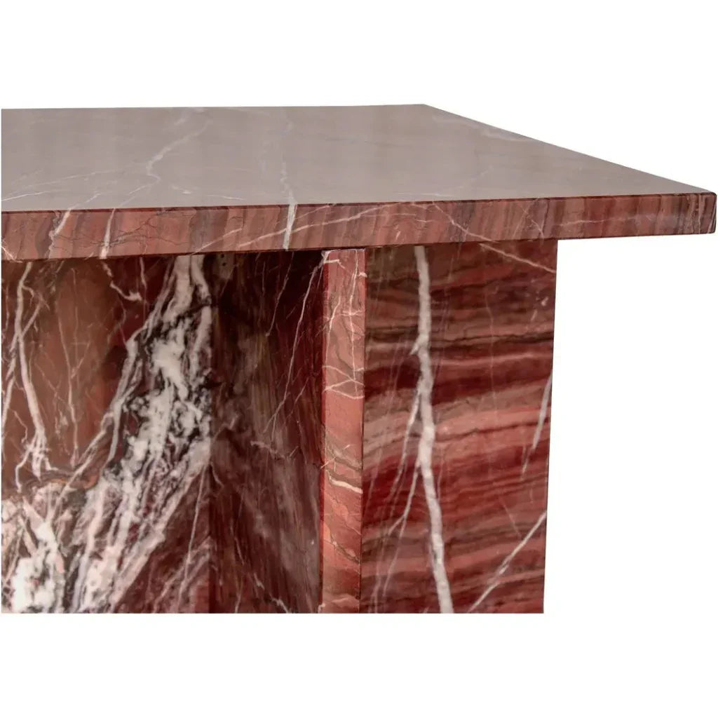 Blair Marble Square Accent Table - LOOMLAN - Moe's Home - Side Tables
