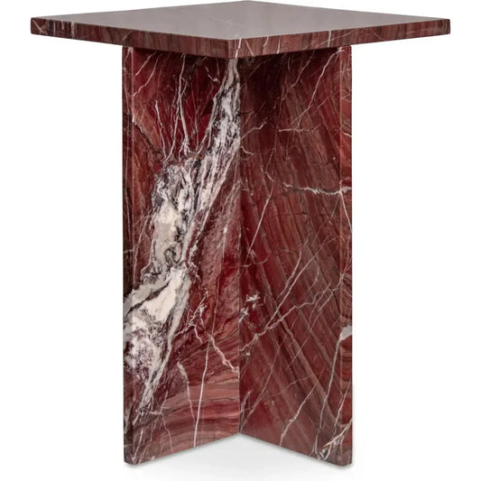 Blair Marble Square Accent Table - LOOMLAN - Moe's Home - Side Tables
