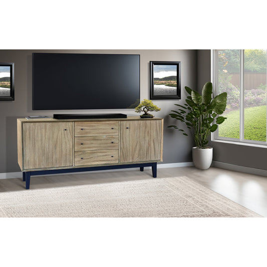 Blair Three Drawers Wood Sideboard
