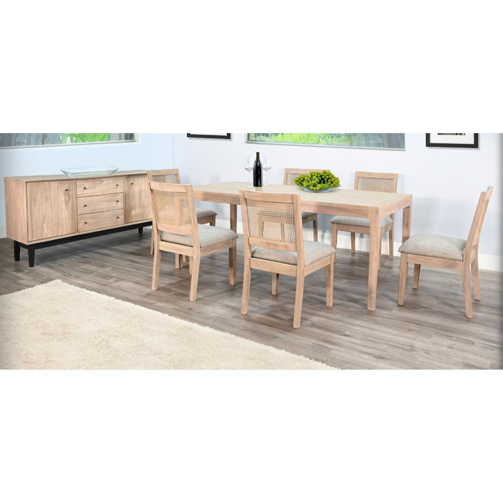 Blair Three Drawers Wood Sideboard