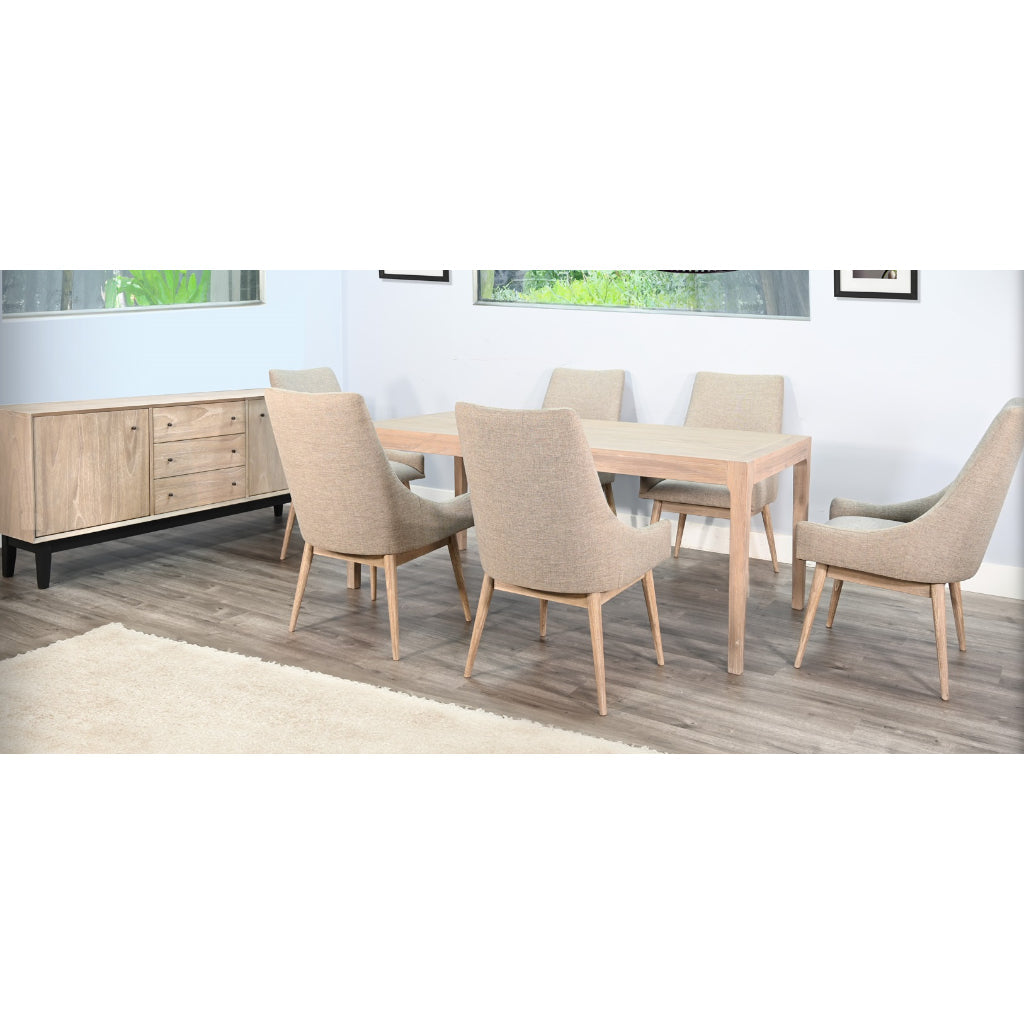 Blair Three Drawers Wood Sideboard