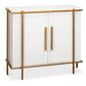 Blakely 2 Door Accent Cabinet Osprey White - LOOMLAN - Sarreid - Accent Cabinets