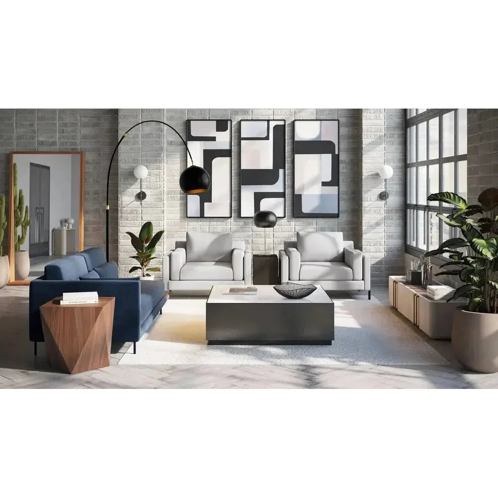 Blakely Iron Rectangular Side Table - LOOMLAN - SUNPAN - Side Tables