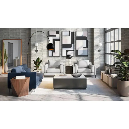 Blakely Iron Rectangular Side Table - LOOMLAN - SUNPAN - Side Tables