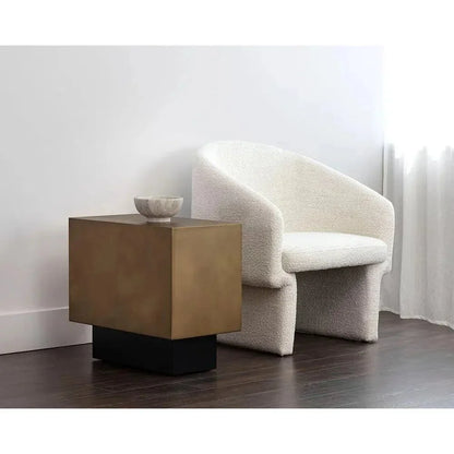 Blakely Iron Rectangular Side Table - LOOMLAN - SUNPAN - Side Tables