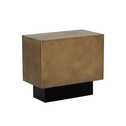 Blakely Iron Rectangular Side Table - LOOMLAN - SUNPAN - Side Tables