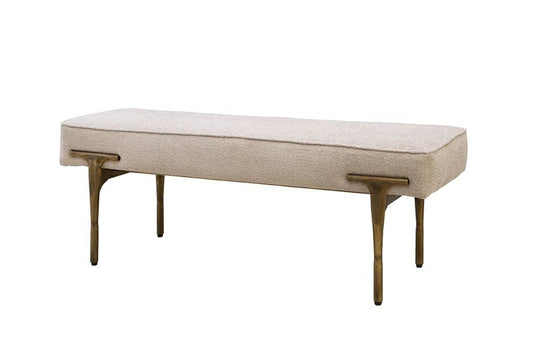 Blakely White Bedroom Bench - LOOMLAN - Furniture Classics - Bedroom Benches