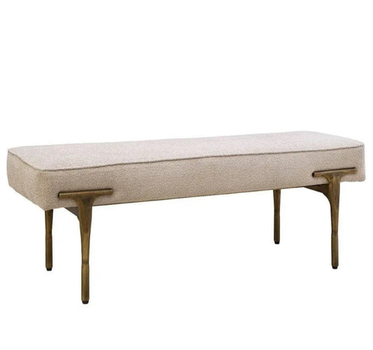 Blakely White Bedroom Bench