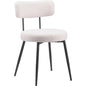 Blanca Dining Chair (Set of 2) Ivory - LOOMLAN - Zuo Modern - Dining Chairs