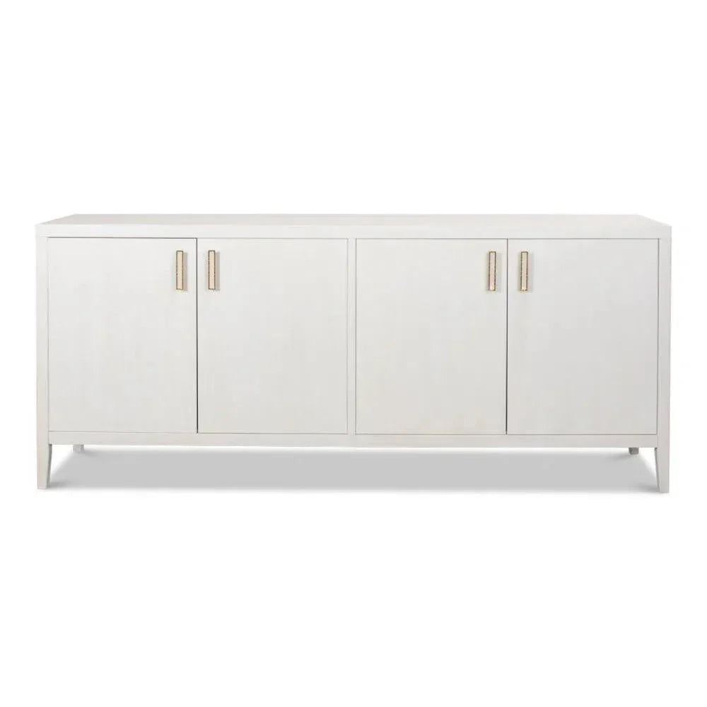 Blanco 4 Door Buffet Cortina White - LOOMLAN - Sarreid - Sideboards