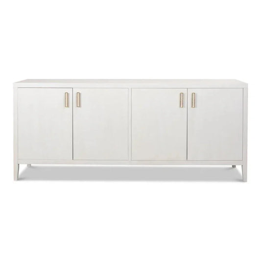 Blanco 4 Door Buffet Cortina White - LOOMLAN - Sarreid - Sideboards