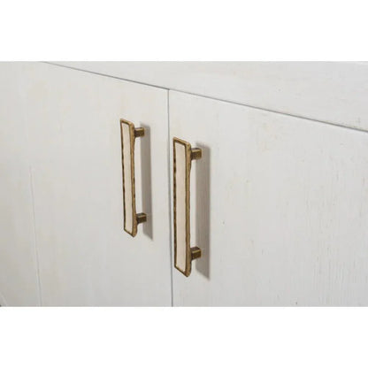 Blanco 4 Door Buffet Cortina White - LOOMLAN - Sarreid - Sideboards