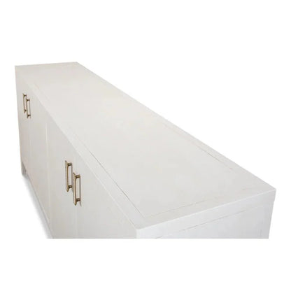 Blanco 4 Door Buffet Cortina White - LOOMLAN - Sarreid - Sideboards