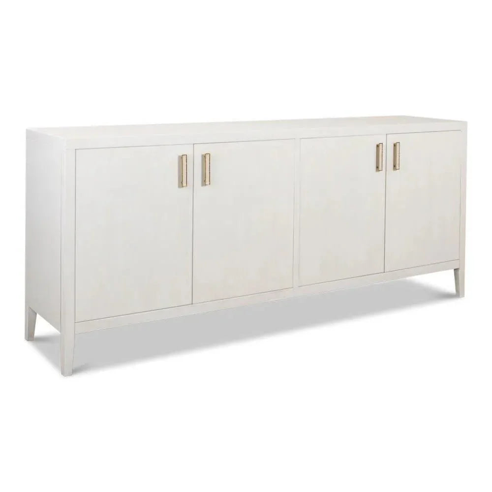 Blanco 4 Door Buffet Cortina White - LOOMLAN - Sarreid - Sideboards