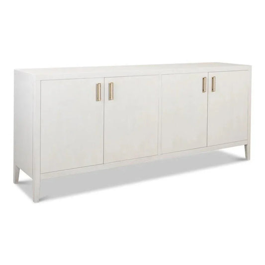 Blanco 4 Door Buffet Cortina White - LOOMLAN - Sarreid - Sideboards