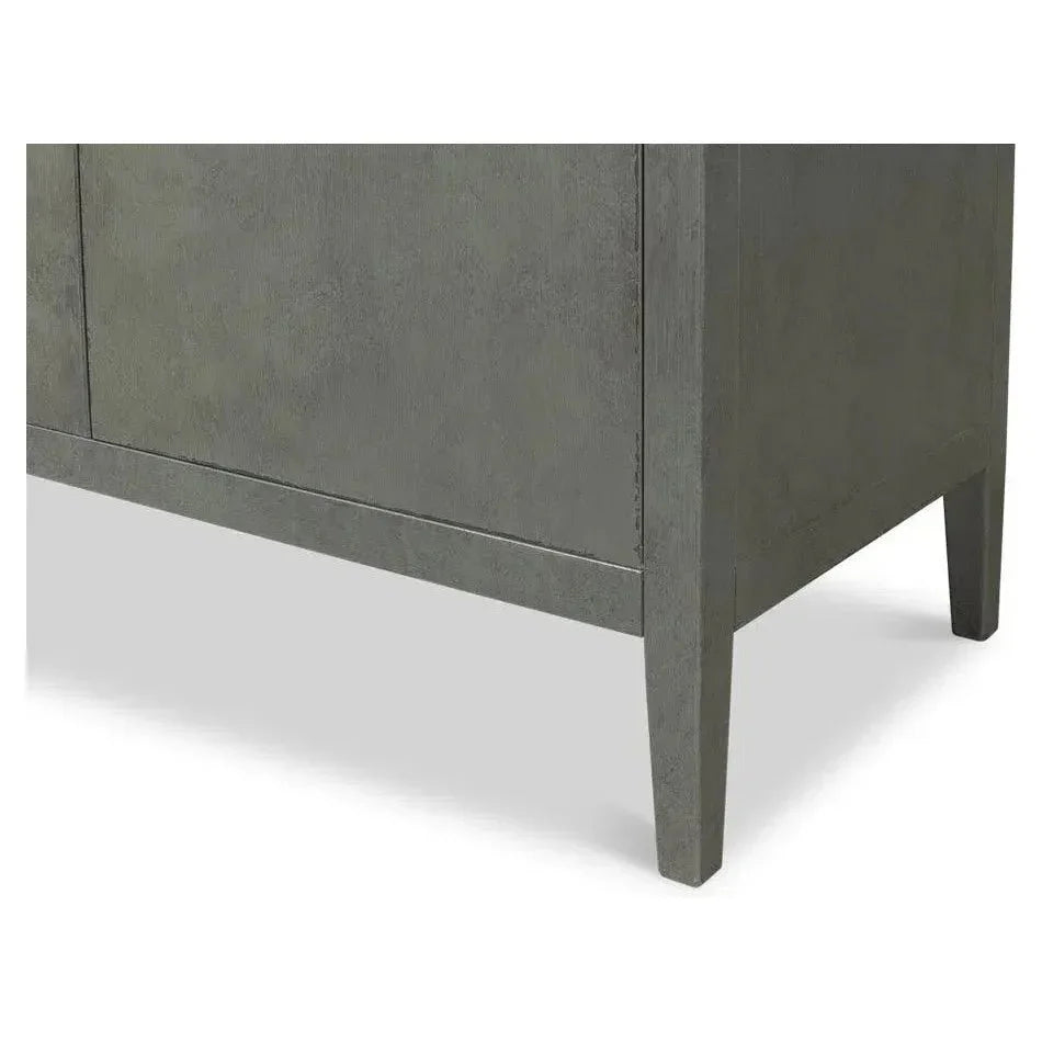 Blanco 4 Door Buffet Stone Grey - LOOMLAN - Sarreid - Sideboards