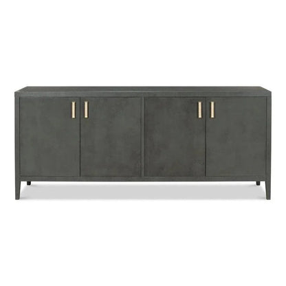 Blanco 4 Door Buffet Stone Grey - LOOMLAN - Sarreid - Sideboards