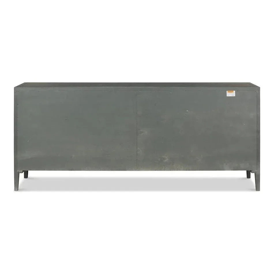 Blanco 4 Door Buffet Stone Grey - LOOMLAN - Sarreid - Sideboards
