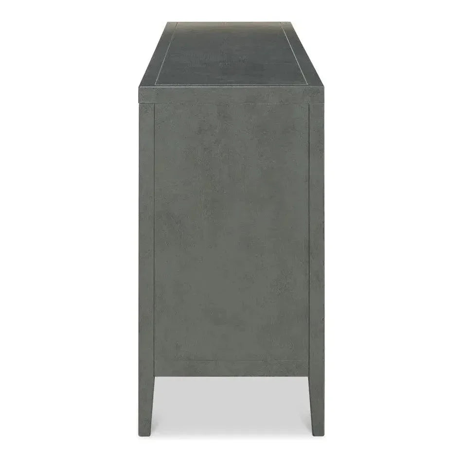 Blanco 4 Door Buffet Stone Grey - LOOMLAN - Sarreid - Sideboards