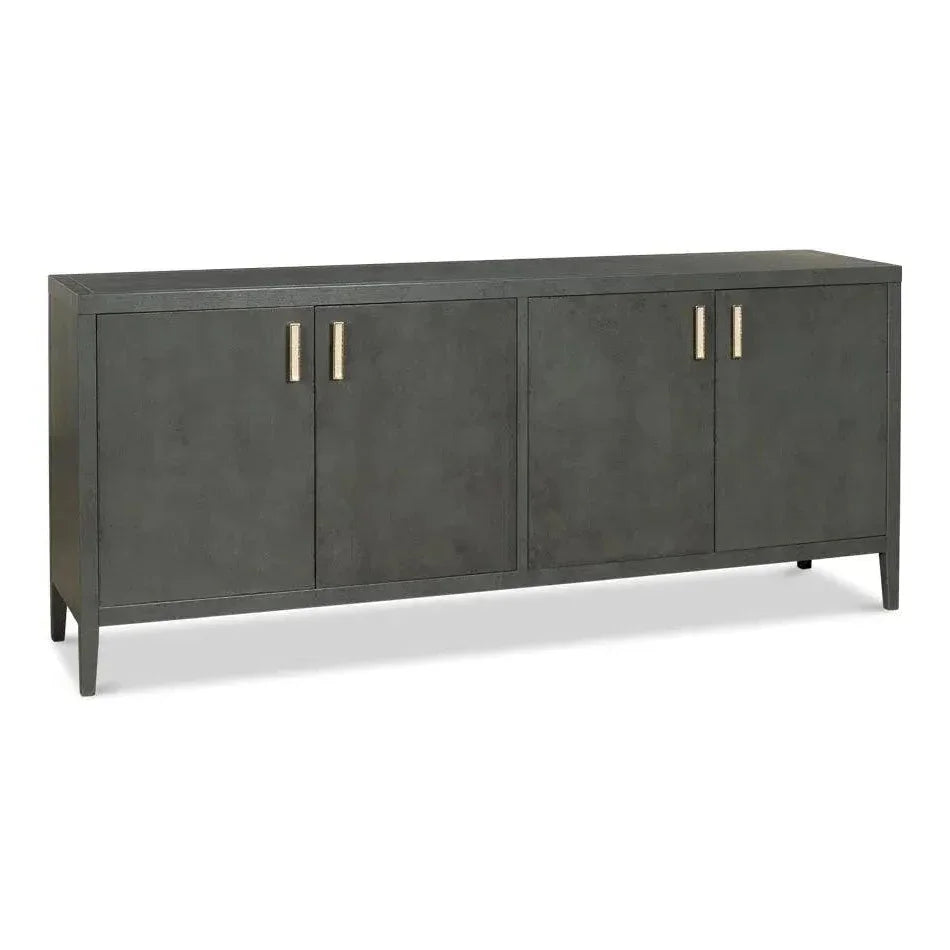 Blanco 4 Door Buffet Stone Grey - LOOMLAN - Sarreid - Sideboards