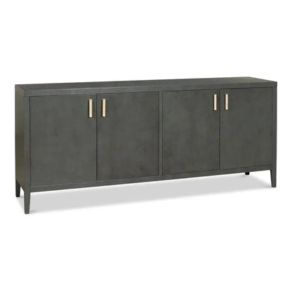 Blanco 4 Door Buffet Stone Grey - LOOMLAN - Sarreid - Sideboards