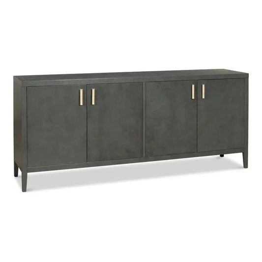 Blanco 4 Door Buffet Stone Grey - LOOMLAN - Sarreid - Sideboards