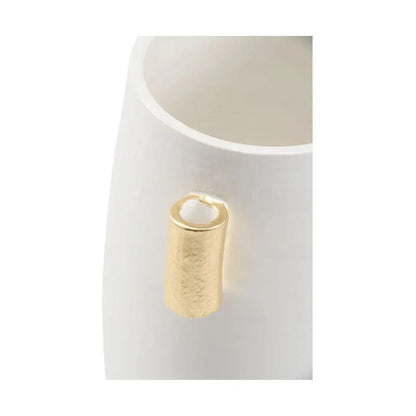Blanco White Glazed Vase - LOOMLAN - Wildwood - Vases & Jars