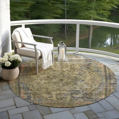 Blazura Aloe Washable Indoor - Outdoor Rug - LOOMLAN - LOOMLAN Rugs - Outdoor Rugs