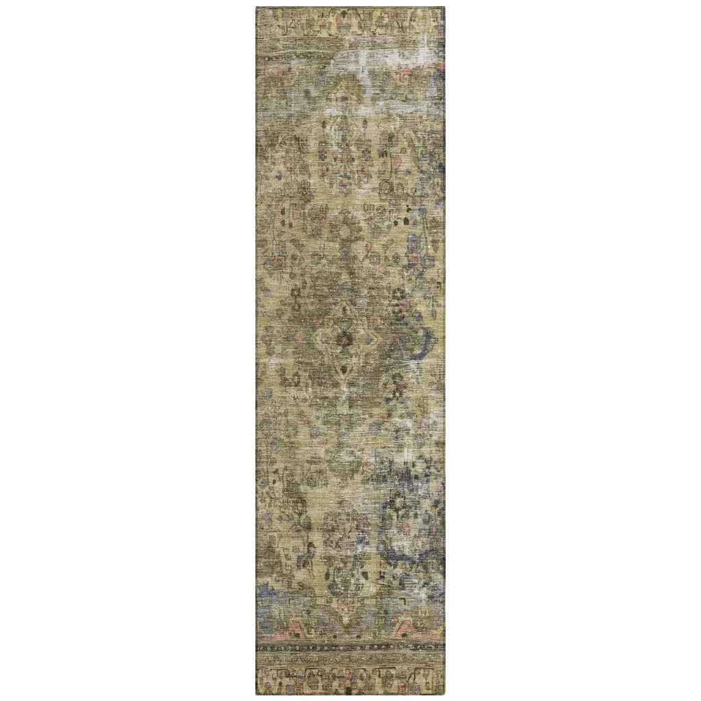 Blazura Aloe Washable Indoor - Outdoor Rug - LOOMLAN - LOOMLAN Rugs - Outdoor Rugs