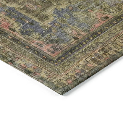 Blazura Aloe Washable Indoor - Outdoor Rug - LOOMLAN - LOOMLAN Rugs - Outdoor Rugs