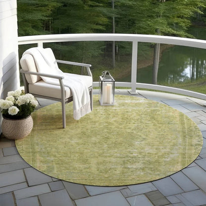 Blazura Green Washable Indoor - Outdoor Rug - LOOMLAN - LOOMLAN Rugs - Outdoor Rugs