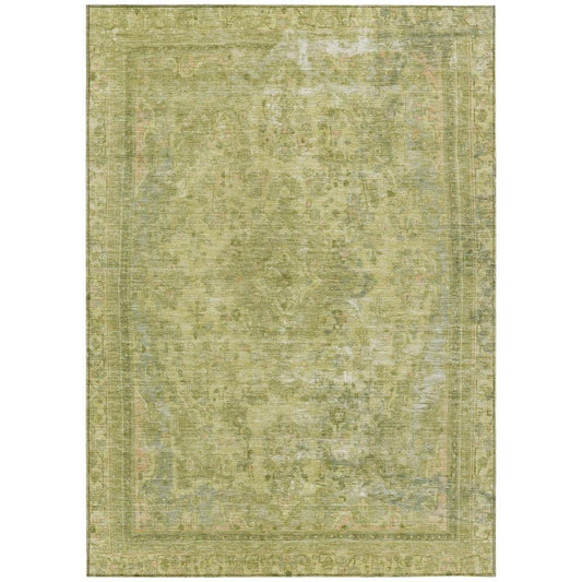 Blazura Green Washable Indoor - Outdoor Rug - LOOMLAN - LOOMLAN Rugs - Outdoor Rugs