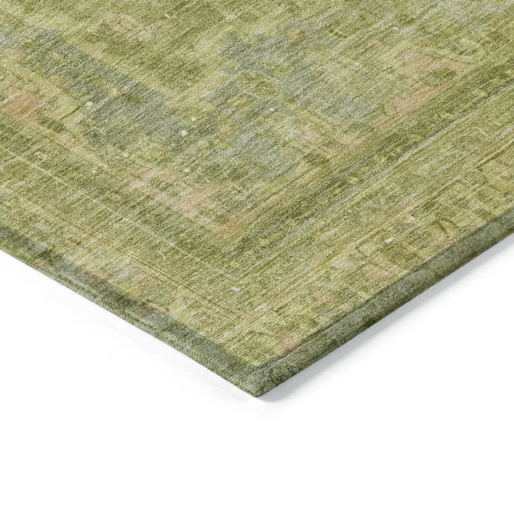 Blazura Green Washable Indoor - Outdoor Rug - LOOMLAN - LOOMLAN Rugs - Outdoor Rugs