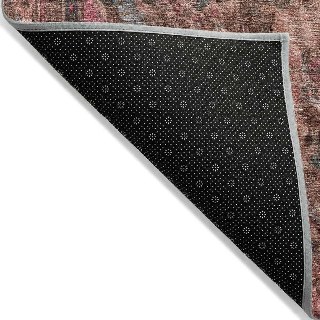 Blazura Pink Washable Indoor - Outdoor Rug - LOOMLAN - LOOMLAN Rugs - Outdoor Rugs