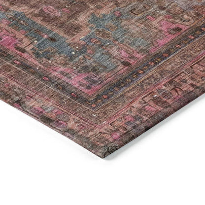Blazura Pink Washable Indoor - Outdoor Rug - LOOMLAN - LOOMLAN Rugs - Outdoor Rugs