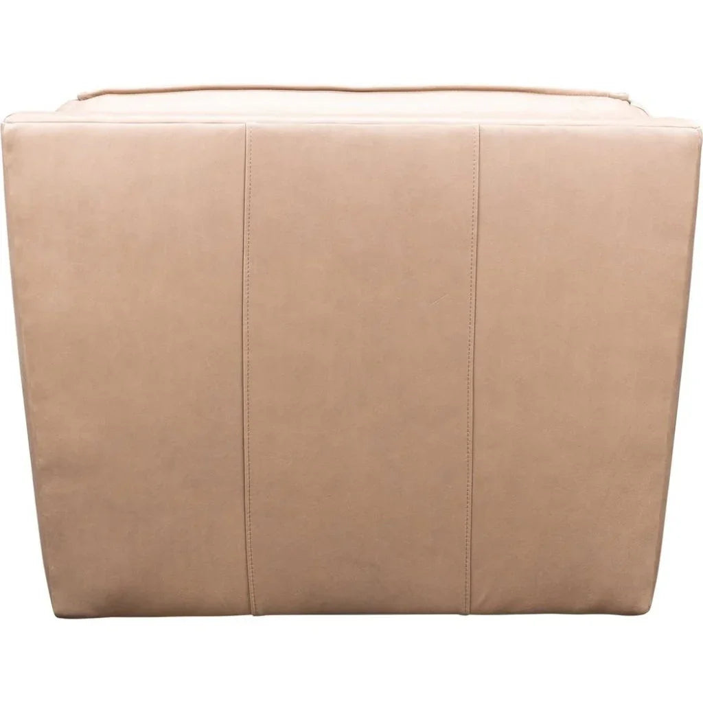 Bleeker Leather Made Swivel Chair - LOOMLAN - Olivia + Quinn - Club Chairs