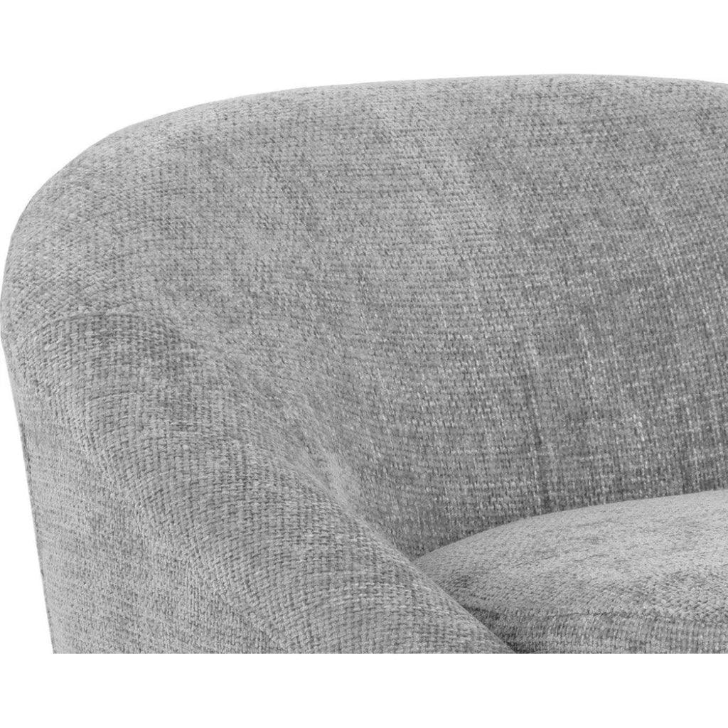 Bliss Fabric Swivel Lounge Chair - LOOMLAN - SUNPAN - Club Chairs