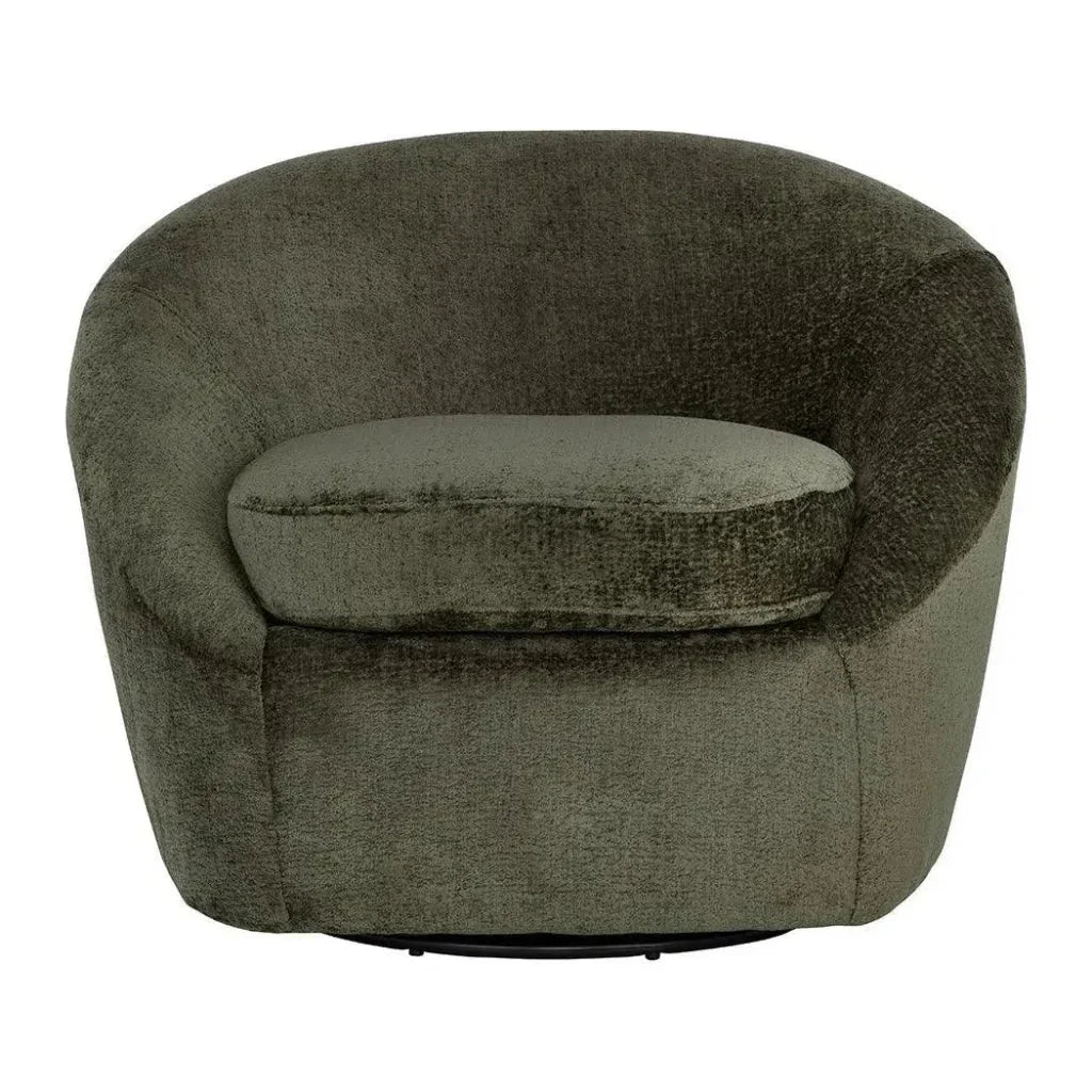 Bliss Fabric Swivel Lounge Chair - LOOMLAN - SUNPAN - Club Chairs