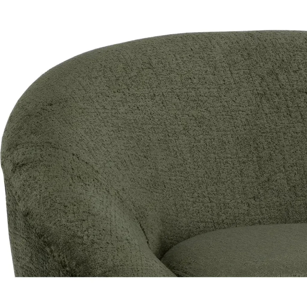 Bliss Fabric Swivel Lounge Chair - LOOMLAN - SUNPAN - Club Chairs
