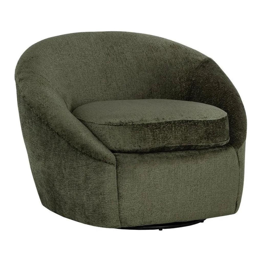 Bliss Fabric Swivel Lounge Chair - LOOMLAN - SUNPAN - Club Chairs