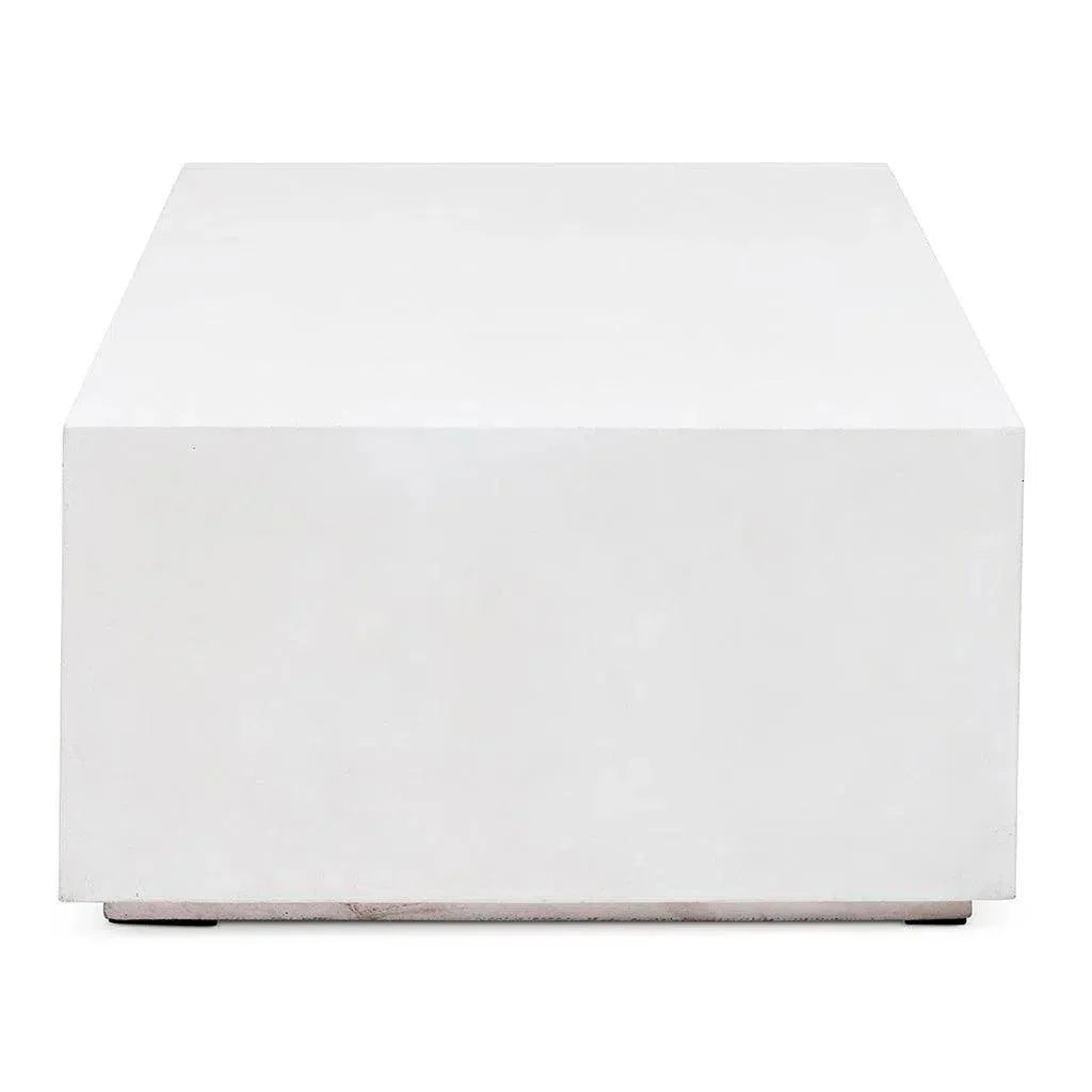 Bloc Concrete Outdoor Rectangular Coffee Table-Outdoor Coffee Tables-Urbia-LOOMLAN