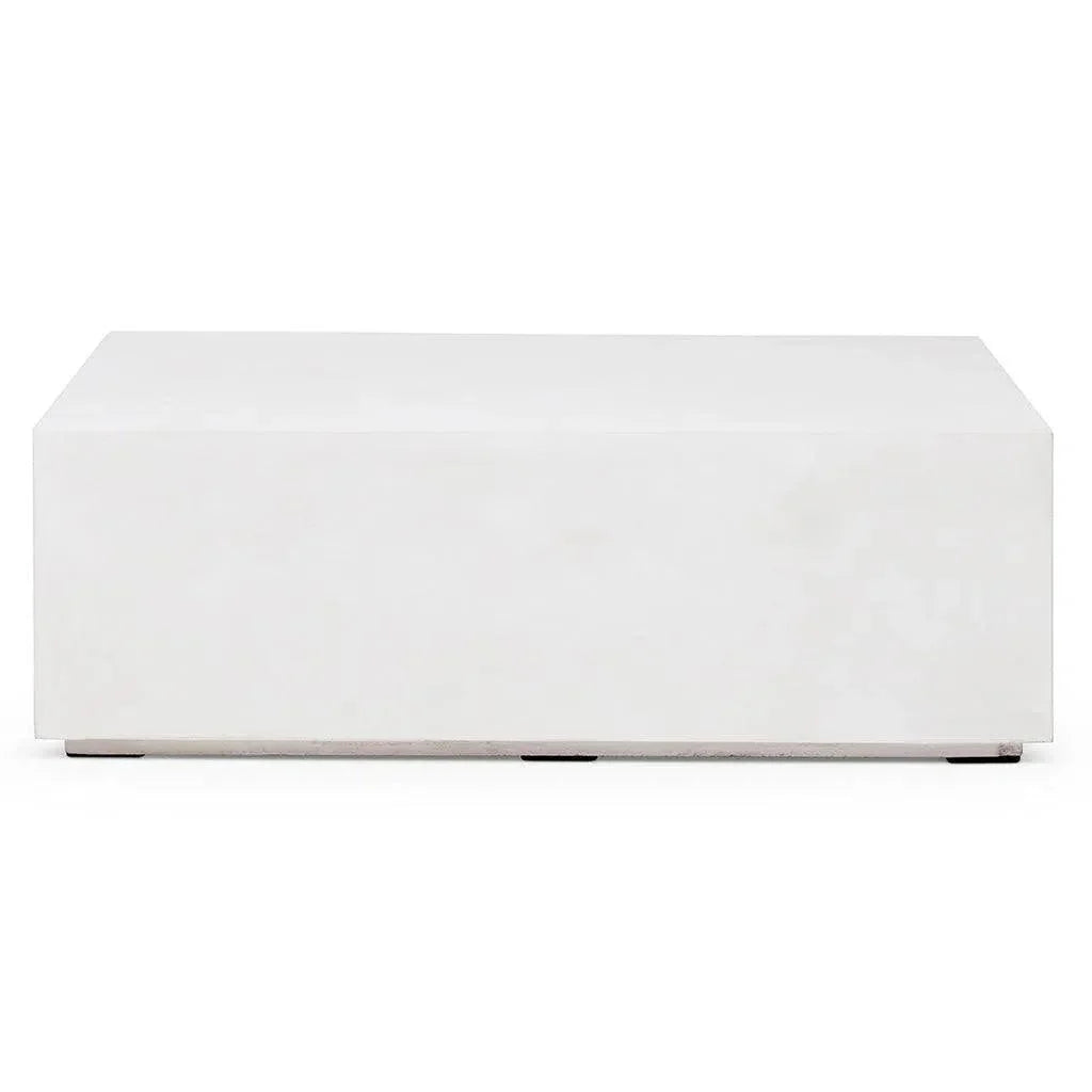 Bloc Concrete Outdoor Rectangular Coffee Table-Outdoor Coffee Tables-Urbia-LOOMLAN