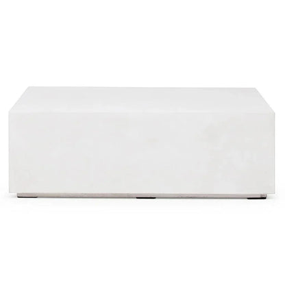 Bloc Concrete Outdoor Rectangular Coffee Table-Outdoor Coffee Tables-Urbia-LOOMLAN