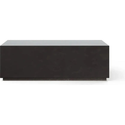 Bloc Concrete Outdoor Rectangular Coffee Table-Outdoor Coffee Tables-Urbia-LOOMLAN